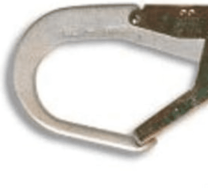 1 Piece 6-Foot Single Leg Non-Shock Absorbing Lanyard with Rebar Hook, Yellow