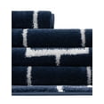thumbnail image 5 of Marilyn Monroe Glam Collection Area Rug - Deco (4' 1" x 6' 1" Oval Navy Blue Silver/Silver), 5 of 11