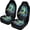 Green Turtle, variant on Uorisanigo Green Turtle Car Seat Covers 2 Pcs Car Seat Covers Front Seats Only Waterproof Breathable Easy to Install Anti-Slip Back Fabric Universal Fit for Auto Truck Van SUV