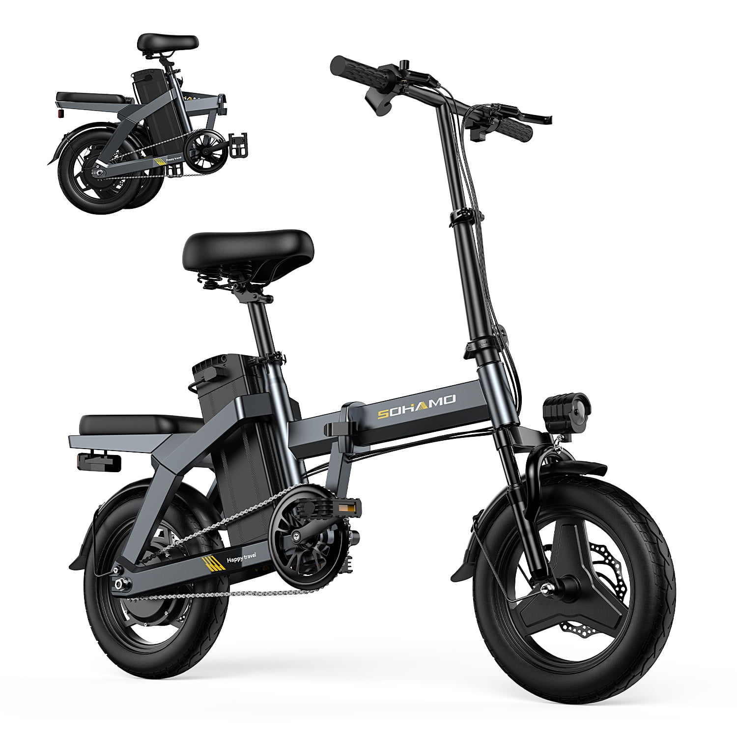 FAFREES F20 Electric Bike 20 Inch Folding Frame E-bike 7-Speed Gears With Removable 15AH Lithium