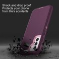 thumbnail image 4 of GHSDFBB for Galaxy S21 5G Case Shockproof Dust/Drop Proof 3-Layer Full Body Protection [Without Screen Protector] Rugged Heavy Duty Durable Cover Case for Samsung Galaxy S21 5G 6.2 2021, Purple/, 4 of 6