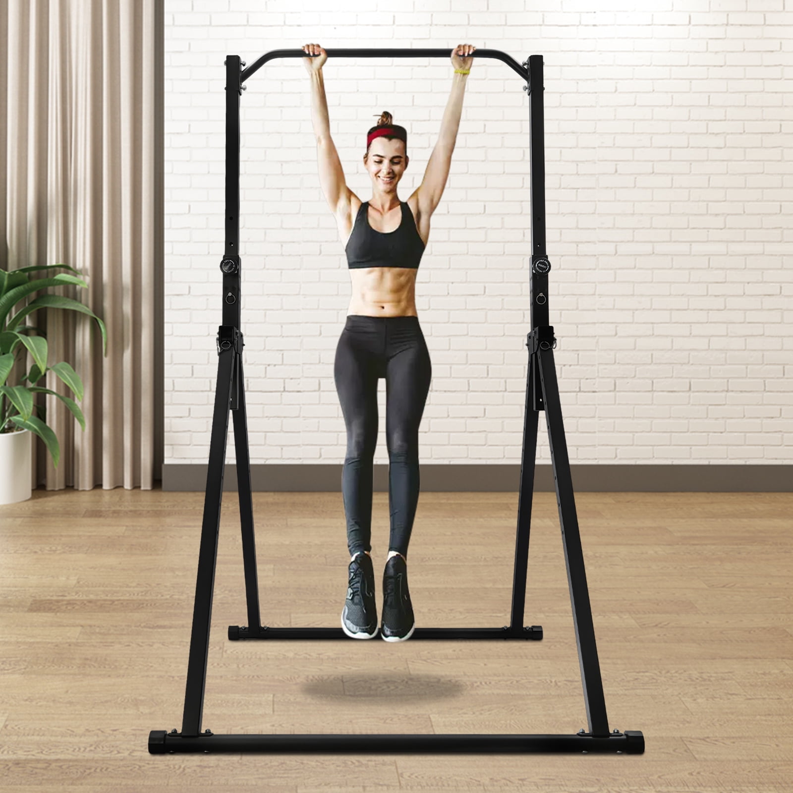 Carbon Steel Gymnastics Practice Bar, 440lbs Weight Capacity, for Pull-Ups, Arm Flexions, and More