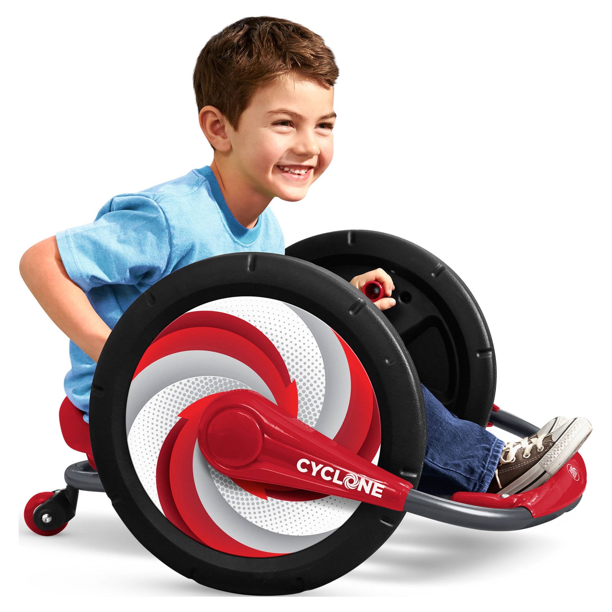 Radio Flyer Cyclone Arm-Powered Ride-On, Red photo 1