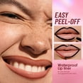 thumbnail image 4 of Julystar peel-off lip liner liquid, 5 colors of waterproof, long-lasting, non-fading matte lip shades, easy to peel off, shapes your lips perfectly, suitable for all everyday skin tones, 4 of 11