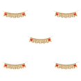 thumbnail image 1 of Sidaley Banderines temáticos de vacaciones colgantes adornan artesanía Festival bandera colgante guirnalda ornamento vacaciones boda pancartas Type2 NO2 Sidaley CBP390518, 1 of 5