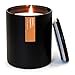 thumbnail image 2 of Calyan Wax Co. Soy Wax Candle, Cedar + Tobacco Scented Candle, 75 Hour Burn Time, Aromatherapy Soy Candles, Non Toxic & Vegan Soy Wax, Black Tumbler Scented Candles, 13oz, 2 of 4