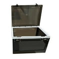 thumbnail image 2 of yuksok Lockable Storage Box Durable Cosmetic Storage Box Easy Use Password Lock Box Black White, 2 of 9