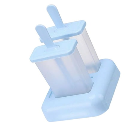 

Thinsont Ice Cream Mold DIY Ice Stick Maker PP Plastic Mould Kitchen Tool random colors 2 grid