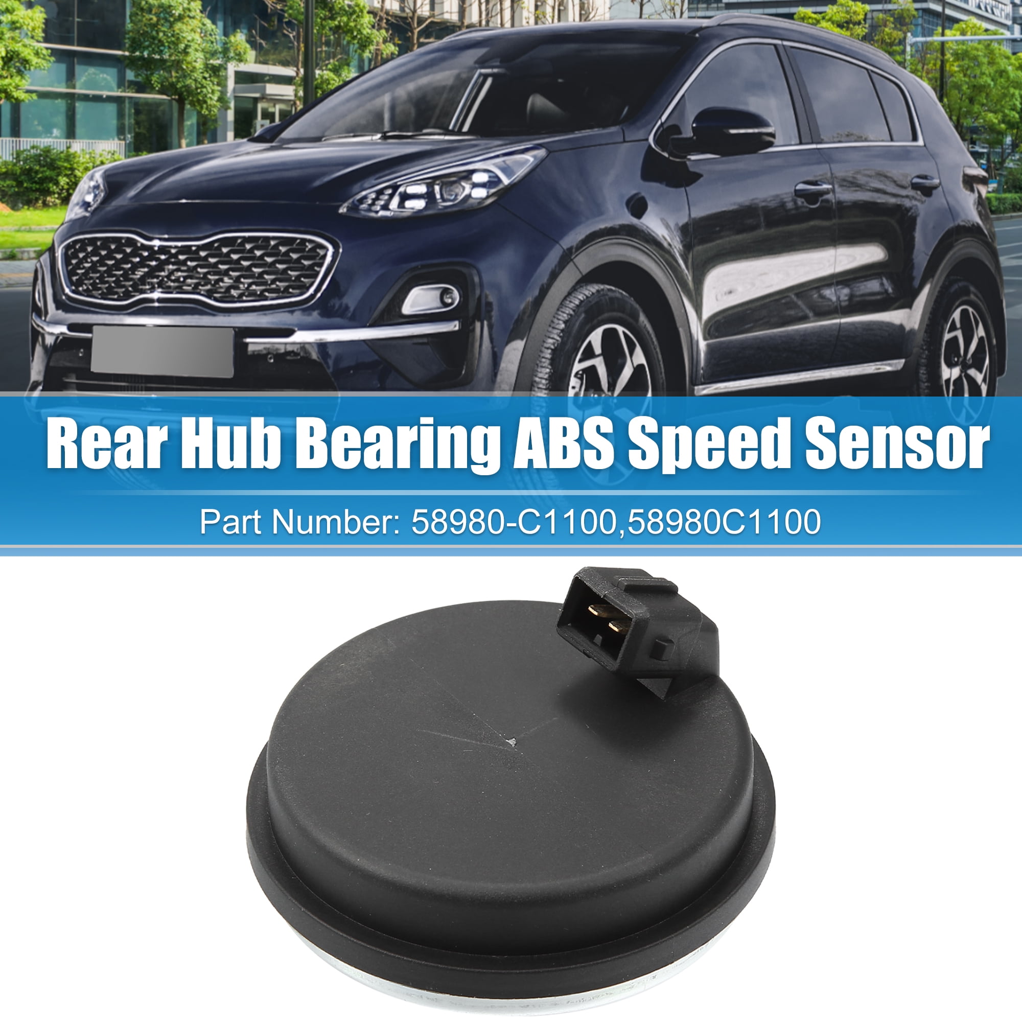 Unique Bargains Rear Hub Bearing ABS Speed Sensor for