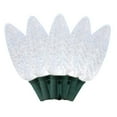 thumbnail image 2 of Novelty Lights LED White C9 Faceted, Green Wire (25 Bulbs, 120 V), 2 of 5