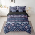 thumbnail image 2 of Castle Fairy Minimalist Aztec Bedding Comforter Set,Bohemian Tribal King Bedding Sets, 2 of 8