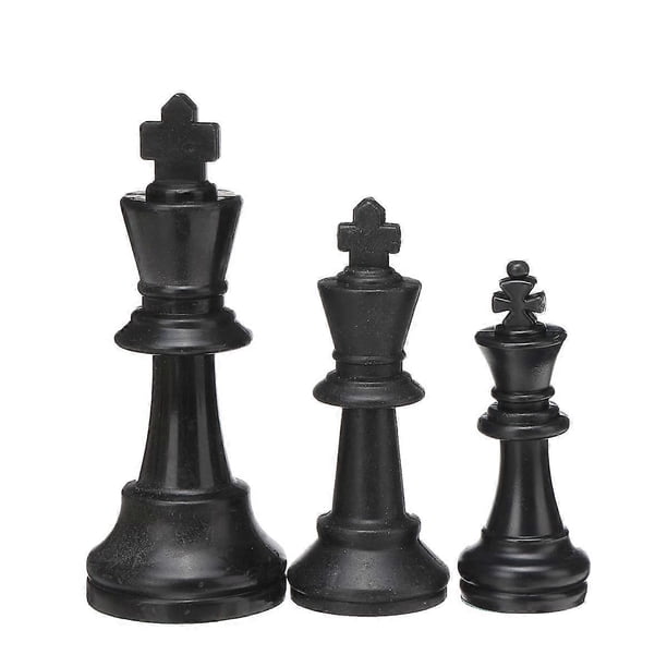 Chess Game King High 95mm 75mm 64mm Medieval Chess Set No Chessboard 32 Chess Pieces Kids Toys Playing Game