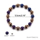 thumbnail image 3 of Pulsera magnética ovalada con cuentas de piedra biliar negra para mujer, 3 of 5