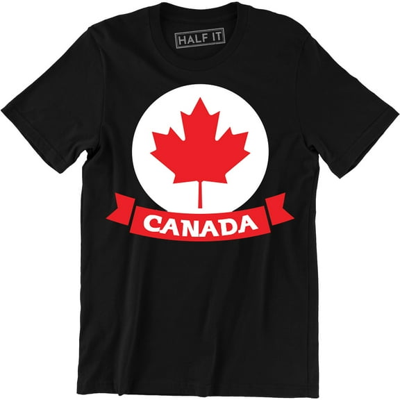 Canada Pride Mens Funny Patriotic Flag Retro Feel Canadian Maple Leaf T-Shirt