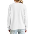 thumbnail image 6 of Ghalytn Women's Waffle Knit V-Neck Cardigan, Button Front Long Sleeve with Pockets, 6 of 8