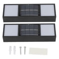 thumbnail image 2 of Outdoor Solar Wall Light, 6LEDs Solar Wall Lamp 2 Sets Multifunctional Energy Saving  for Patio Warm Light, 2 of 7
