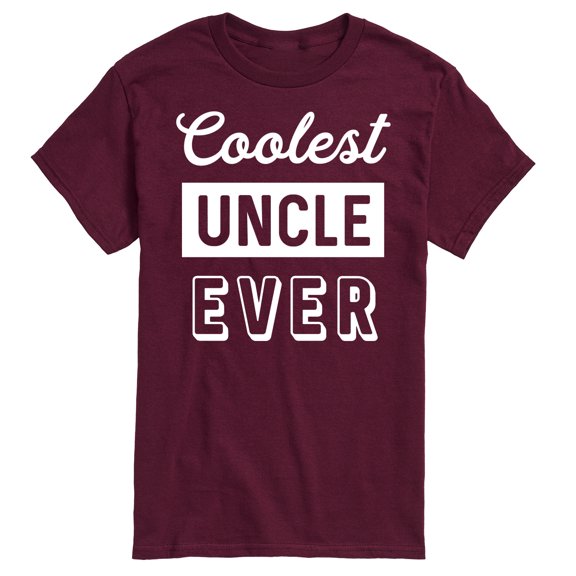Instant Message - Coolest Uncle Ever - Men's Short Sleeve Graphic T-Shirt