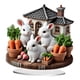 thumbnail image 4 of Huevos de Pascua Decoración de conejo Adorno de conejito Placa de escritorio acrílica decorativa 2D para Estilo C, 4 of 9
