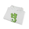 thumbnail image 2 of Green Care Bear 420 Hoodie - Adult Care Bear Hooded Sweatshirt, 2 of 3