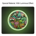 thumbnail image 2 of Graffiti Glow-in-the-Dark Fluorescent Drawer Pulls with Screws - Round 4-Pack, Suitable for Cabinets, Wardrobes, Dressers - Cabinet Knobs, Drawer Knobs, and Drawer Pulls, 2 of 6