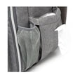 thumbnail image 5 of Mochila para bolsa de pañales - Bolsa de viaje para bebés - Bolsa de pañales impermeable multifunción, bolsa de viaje para bebés esencial con, gris oscuro, 5 of 5