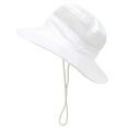 thumbnail image 5 of LOVZFMLL Baby & Toddler Bucket Hat Adjustable Sun Protection Outdoor Fishing Playing Beach Sun Hat for Boys Girls Age 6 Months-4 Years, 5 of 6