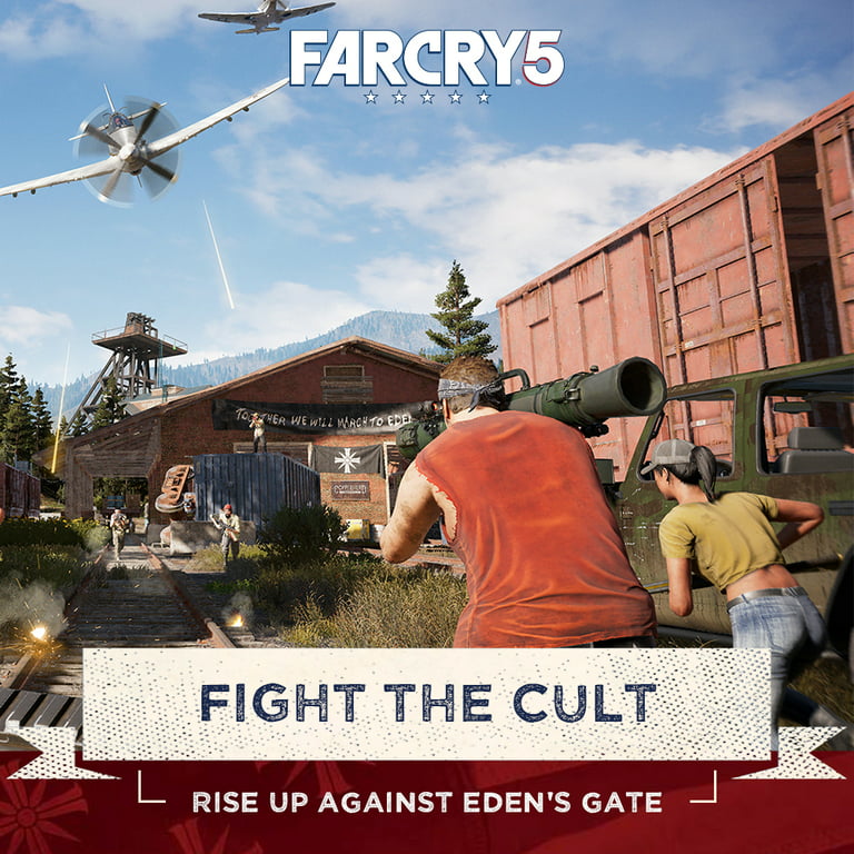 Far Cry 5 - 5th Anniversary Free Next-Gen 60 FPS Update  Discover the  open-world of Hope County, Montana, besieged by a fanatical doomsday cult.  Dive into the action in solo or