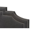 thumbnail image 4 of Baxton Studio Deena Modern and Contemporary Dark Grey Fabric King Size Headboard, 4 of 6