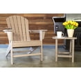 thumbnail image 4 of DecMode 18" x 15" Brown Resin Outdoor Accent Table, 1-Piece, 4 of 13