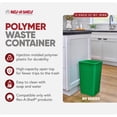 thumbnail image 2 of Rev-A-Shelf Poubelle Verte de Remplacement en Polymère 27 Qt, Lot de 2, RV-1024-19-2, 2 of 12