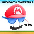 thumbnail image 3 of [ Paquete de 5 Gafas de Sol Sun-Staches de Super Mario para Disfraz en Grupo ], 3 of 5