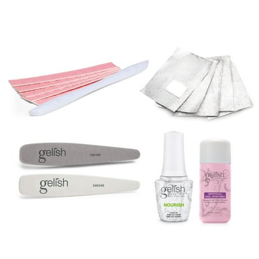 Gelish Essentials Gel Polish and Dip Powder Polish Remover and Care Kit