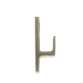 thumbnail image 2 of WRS 1-3/8" Projection Handle Hook Keeper - White Bronze, 2 of 4