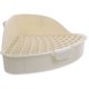 thumbnail image 4 of Caja de arena para conejos, inodoro para mascotas, orinal triangular, entrenador, caja de arena de esquina, 4 of 8