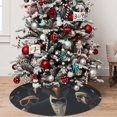 thumbnail image 5 of Sikiie Stylish Avian Gathering 30-48 inches {designName} Print Christmas Tree Skirt Snowman Xmas Tree Skirt with Edge Christmas Decorations for Holiday Party-36", 5 of 7