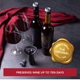 thumbnail image 2 of Wine Saver Vacu Vin Concerto con 4 tapones para aspiradora, color negro, 2 of 7
