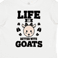 thumbnail image 4 of Inktastic Life is Better with Goats Boys or Girls Toddler T-Shirt, 4 of 5