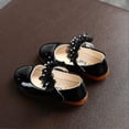 thumbnail image 3 of Girls' Princess Leather Shoes Comfort Sole Non-Slip Performance Shoes for Parties Pageants, 3 of 5