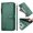 Green, variant on Case for Oneplus ACE 2V Zipper Wallet Flip Cover with Card Holder, Photo Frame, Kickstand & Lanyard, PU Leather Green