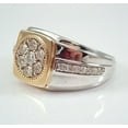 thumbnail image 2 of Men's Wedding Pinky Band Ring 2.10Ct Round Cut Simulated Diamond 14K White Gold Plated, 2 of 5