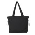 thumbnail image 1 of Bolso Hombro para Mujer Con Cordón Lateral Y Cincha para La Universidad (negro), 1 of 9