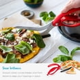 thumbnail image 3 of Dreamfarm Scizza Pizza Cutting Scissors | Red, 0.48lb, 3 of 7