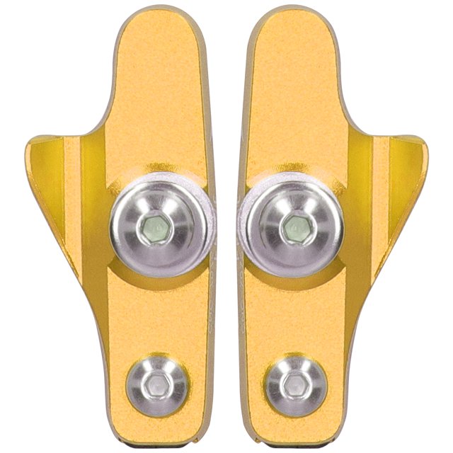 Bike C-Brake Pads, Safer Effective Brake Rubber Blocks Unique For Most People For Riding Black,Red,Blue,Silver,Gold