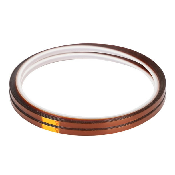 Cinta adhesiva resistente a altas temperaturas NikouMX Película de poliimida Amarillo Marrón 3mm