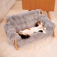 thumbnail image 1 of Sofá Elevado para Gatos CHEERHOME PETS de Madera en Gris Oscuro-Azul, 1 of 6