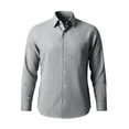 thumbnail image 5 of Ceisia Men's Slim Fit Long Sleeve Striped Button-Down Shirt Casual Summer Beach Top Black L Gifts, 5 of 5