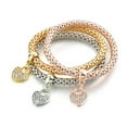 thumbnail image 1 of Women Statement Piece Tricolor Charm Bracelet Perfect for Gift, 1 of 7