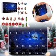 thumbnail image 1 of Countdown Calendar Countdown Calendar With Surprise Holiday Advent Hanging Santa For Festive Season Countdown Clock Set, 1 of 6