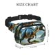 thumbnail image 4 of Easygdp Lake Forest Dinosaur A Fanny Packs para Mujeres y Hombres, Bolsa de Cinturón, Bolsos de Cruz para Trabajo/Correr/Senderismo, 4 of 9