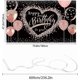 thumbnail image 3 of Happy Birthday to You Backdrop Glitter Rose Gold Happy Birthday Background Banner Birthday Party Decorations for Women Girls Princess Birthday Supplie, 3 of 4